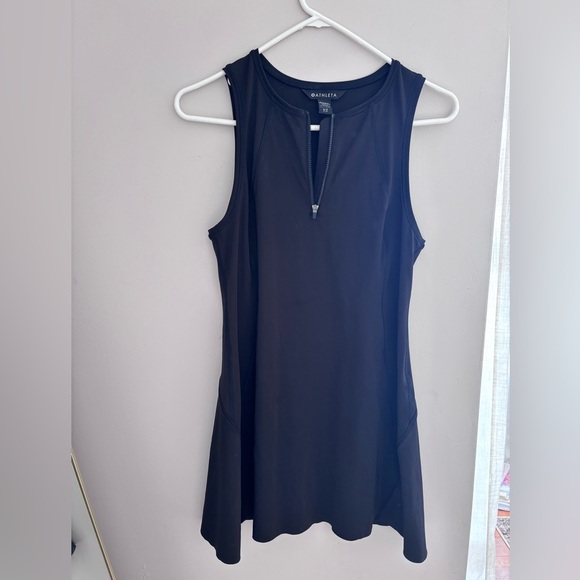 Athleta Sleeveless Zip-Up workout Dress - Picture 3 of 6